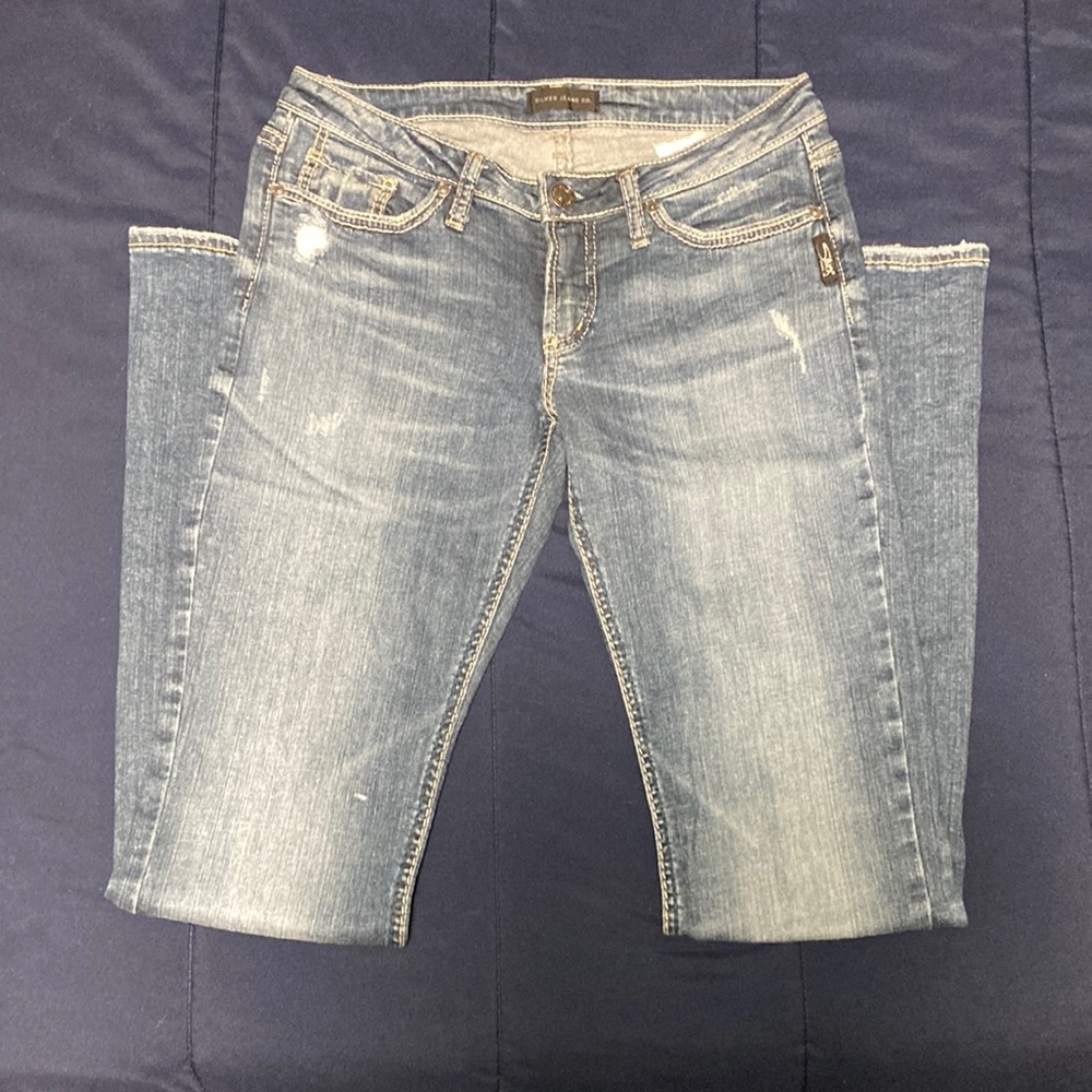 Tuesday Bootcut Silver Jeans W28//L35 - Picture 2 of 6